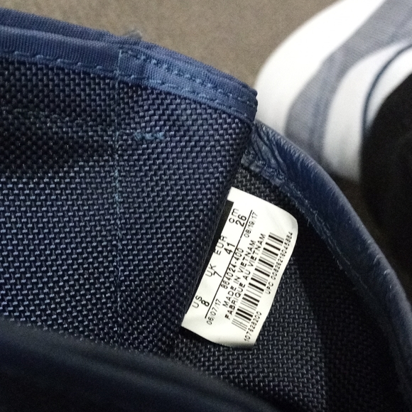 AIR FORCE ONE S.E. INDIGO COLOR, LEATHER  SIZE 8, - Picture 3 of 4